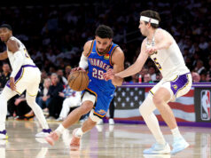 Playoffs da NBA: Ajay Mitchell é a mais recente estrela emergente do Thunder Ajay Mitchell Thunder x Lakers NBA Playoffs, jogo 3