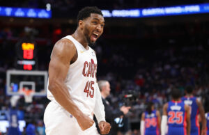 Playoffs da NBA: Cavaliers derrotam Pistons no jogo 7 e avançam contra Knicks Donovan Mitchell Cavaliers x Pistons NBA Playoffs, jogo 7