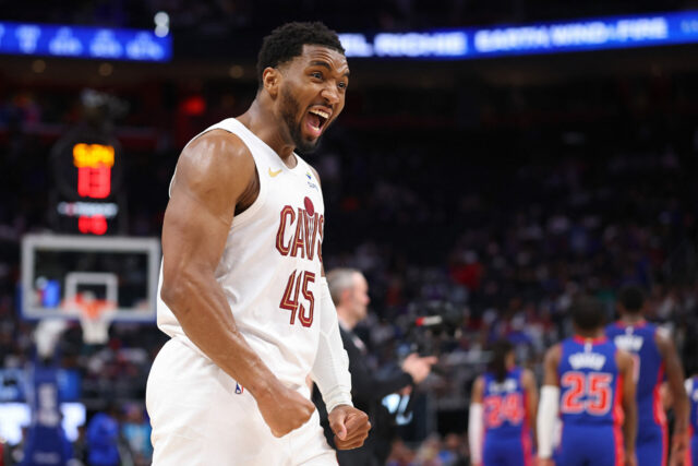 Donovan Mitchell Cavaliers x Pistons NBA Playoffs, jogo 7