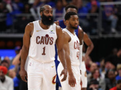 Playoffs da NBA: Cavaliers superam Pistons no OT e lideram por 3-2 NBA marca hoje Cleveland Cavaliers x Detroit Pistons NBA Playoffs James Harden Donovan Mitchell
