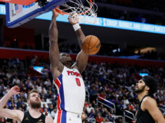 Playoffs da NBA: Jalen Duren, do Pistons, atua em momentos importantes contra o Cavs Jalen Duren Pistons x Cavaliers Jogo 1, segunda rodada dos playoffs da NBA