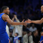 McBride Jalen Brunson Knicks x 76ers, jogo 4, playoffs da NBA