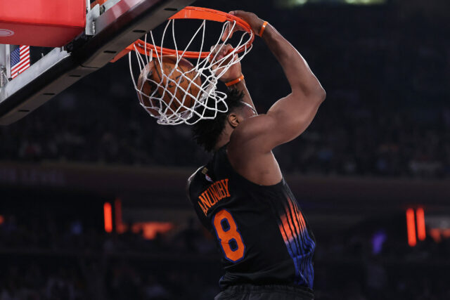 Playoffs da NBA: OG Anunoby treina novamente Knicks OG Anunoby Playoffs da NBA do New York Knicks