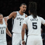 NBA marca hoje NBA Playoffs Spurs x Timberwolves Victor Wembanyama Stephon Castle