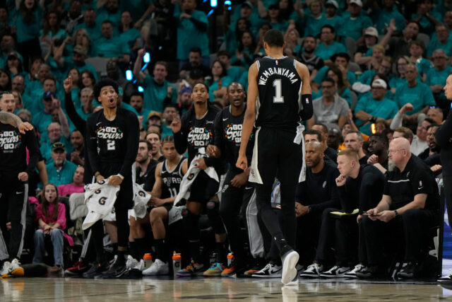 Victor Wembanyama Spurs x Thunder Jogo 3 Finais dos Playoffs Oeste da NBA