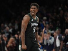 Playoffs da NBA: Timberwolves empatam série contra Spurs após expulsão de Wembanyama NBA marca hoje Anthony Edwards Timberwolves x Spurs NBA Playoffs, jogo 4