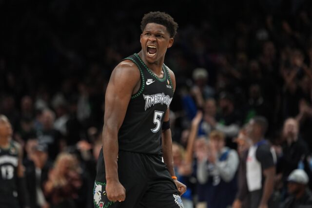 NBA marca hoje Anthony Edwards Timberwolves x Spurs NBA Playoffs, jogo 4
