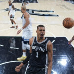 Victor Wembanyama Spurs x Timberwolves NBA Playoffs, jogo 5