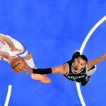Finais da Conferência Oeste dos Playoffs da NBA spurs contra Thunder Victor Wembanyama