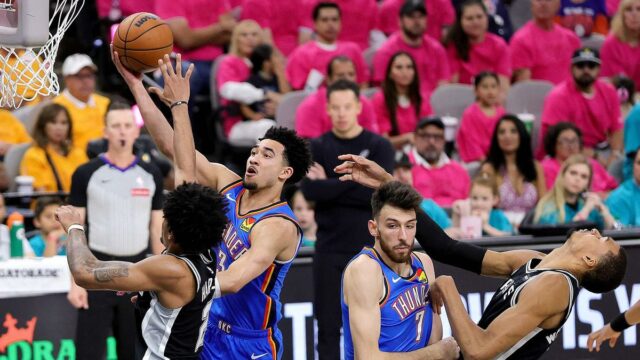Playoffs da NBA: por trás de grandes contribuições no banco, Playoffs da NBA: por trás de grandes contribuições no banco, Oklahoma Thunder ultrapassa o Spurs no jogo 3