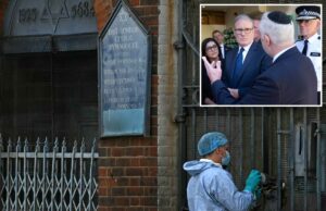 Polícia investiga ataque criminoso na antiga sinagoga de Londres após uma onda de violência anti-semita no Reino Unido Polícia investiga ataque criminoso na antiga sinagoga de Londres após uma onda de violência anti-semita no Reino Unido