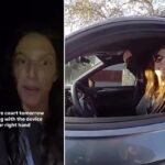 Policial da Flórida para uma mulher deficiente com uma mão só por segurar o celular enquanto dirigia - mas retira as acusações por 'falta de provas'