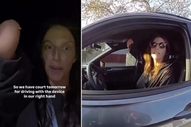 Policial da Flórida para uma mulher deficiente com uma mão só por segurar o celular enquanto dirigia - mas retira as acusações por 'falta de provas'
