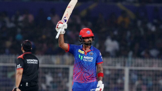 Pontuação KKR vs DC LIVE, IPL 2026: DC 127/3 (13); Pontuação KKR vs DC LIVE, IPL 2026: DC 127/3 (13); Rahul cai depois dos cinquenta anos; Cavaleiros de Calcutá nocauteados