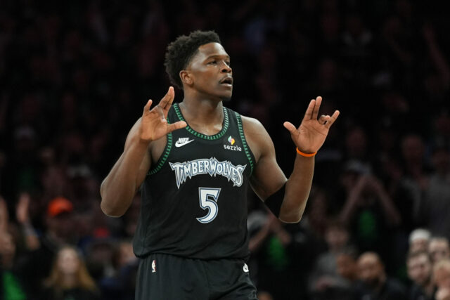 NBA marca hoje Anthony Edwards Timberwolves x Spurs NBA Playoffs, jogo 4