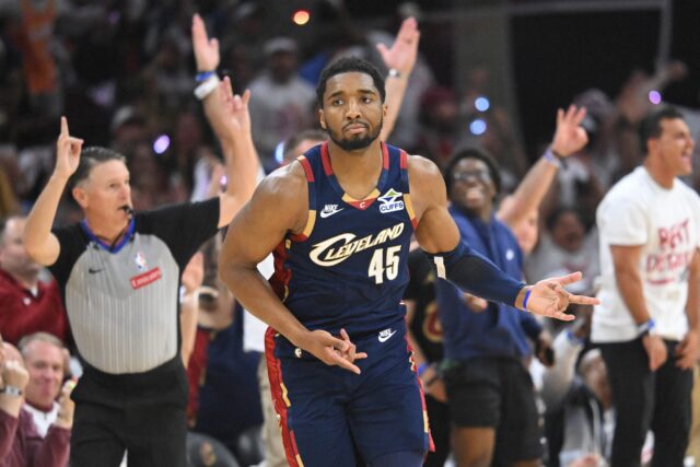 Donovan Mitchell Cavaliers x Pistons, Jogo 3, Playoffs da NBA, pontua hoje