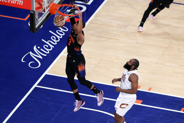Pontuações da NBA hoje: Knicks vs Cavaliers – East Finals PONTOS DA NBA HOJE: New York Knicks x Cleveland Cavaliers - NBA Playoffs, finais da Conferência Leste, jogo 2, 22 de maio.