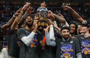 Pontuações da NBA hoje: Knicks vs Cavaliers – Final Leste, Jogo 4 NBA marca hoje Knicks x Cavaliers Karl-Anthony Towns NBA Playoffs