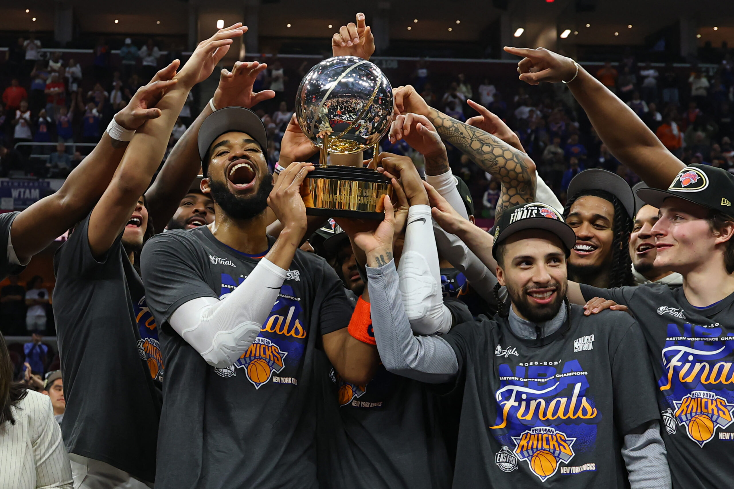 NBA marca hoje Knicks x Cavaliers Karl-Anthony Towns NBA Playoffs