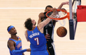 Pontuações da NBA hoje: OKC Thunder x San Antonio Spurs – Jogo 1 NBA marca hoje Victor Wembanyama Spurs x Thunder NBA Playoffs Jogo 1 Oeste finais