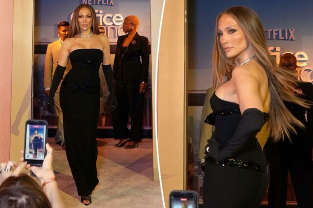 Por dentro da festa do filme NSFW de J.Lo, enquanto Jennifer Lopez no