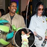 Por dentro de Rihanna, a festa ‘exagerada’ de 4º aniversário de A$AP Rocky para o filho RZA