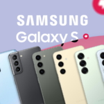 Samsung Galaxy Note 9 ao lado de blocos de vidro