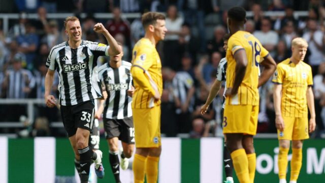 Premier League 2025-26: Alívio para Howe, já que o Newcastle termina a série de derrotas com uma vitória em casa sobre o Brighton
