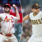 O arremessador titular do San Diego Padres, Michael King, trabalha contra um rebatedor do Seattle Mariners durante o segundo turno de um jogo de beisebol na terça-feira, 14 de abril de 2026, em San Diego. (Foto AP/Gregory Bull)