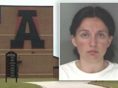 Professora da Geórgia, 25 anos, acusada de agredir sexualmente estudante do ensino médio no armário da sala de aula Professora da Geórgia, 25 anos, acusada de agredir sexualmente estudante do ensino médio no armário da sala de aula
