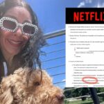 A picture of the divorce papers that specified the Netflix clause.
