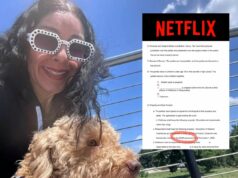 Quem obtém a senha do Netflix? Dentro de um acordo de divórcio moderno A picture of the divorce papers that specified the Netflix clause.