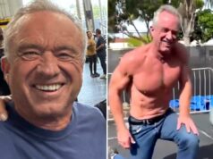 RFK Jr flagrado bombeando ferro com estrela de ação de Hollywood RFK Jr flagrado bombeando ferro com estrela de ação de Hollywood