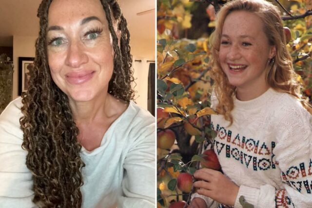 Rachel Dolezal sorrindo para a câmera.
