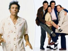 Raramente visto o ex-aluno de ‘Seinfeld’, Michael Richards, visto na primeira apresentação pública em dois anos Raramente visto o ex-aluno de 'Seinfeld', Michael Richards, visto na primeira apresentação pública em dois anos