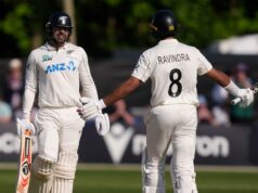 Ravindra e Blundell atingiram séculos quando a Nova Zelândia encontrou a Irlanda pela primeira vez em testes Ravindra e Blundell atingiram séculos quando a Nova Zelândia encontrou a Irlanda pela primeira vez em testes