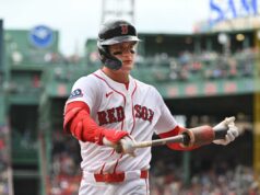 Red Sox colocou Roman Anthony na lista de feridos no último triturador O Boston Red Sox designou o rebatedor Roman Anthony (19) se aquecendo antes de rebater contra o Houston Astros.