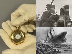 Relógio de ouro usado para ‘comprar um lugar em um barco salva-vidas do Titanic’ será vendido por US$ 68 mil em leilão Relógio de ouro usado para ‘comprar um lugar em um barco salva-vidas do Titanic’ será vendido por US$ 68 mil em leilão