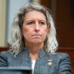 Jen Kiggans attends the House Armed Services Committee hearing titled