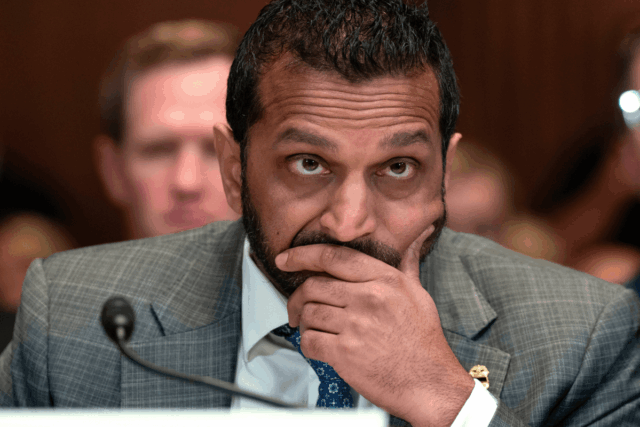 FBI director Kash Patel testifies before the Senate Subcommittee on Commerce, Justice, Science, and Related Agencies hearing on Capitol Hill, Tuesday, May 12, 2026, in Washington.