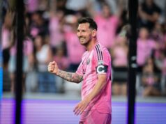Revelado o enorme salário de Lionel Messi no Inter Miami Inter Miami's Argentine forward #10 Lionel Messi celebrates a goal during a Major League Soccer (MLS) regular season football match between Inter Miami CF and Orlando City SC at NU Stadium in Miami, on May 2, 2026. (Photo by Giorgio Viera / AFP via Getty Images)