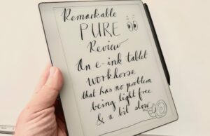 Revisão: Remarkable Paper Pure é o seu novo carro-chefe de tinta eletrônica de nível básico Três tabletes notáveis, um alto, um curto e um médio