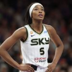 Chicago Sky star Rickea Jackson against Phoenix Mercury