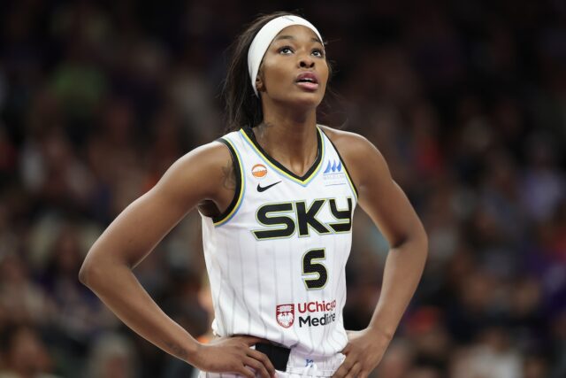 Chicago Sky star Rickea Jackson against Phoenix Mercury