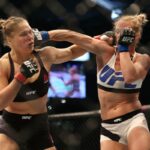 Former UFC champions Ronda Rousey and Holly Holm