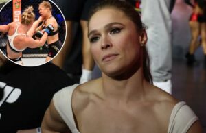Ronda Rousey revela problema neurológico assustador que encerrou carreira no UFC: ‘Não conseguia ver nem pensar’ Ronda Rousey em coletiva de imprensa para Promoções Mais Valiosas.