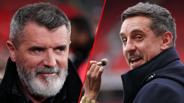 Roy Keane imediatamente 'concorda' com a avaliação principal de Gary Neville sobre a vitória do Man Utd por 3 a 2 sobre o Liverpool
