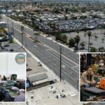 Ruas vazias e abrigos lotados em Orange County enquanto milhares de pessoas esperam que o vazamento tóxico acabe