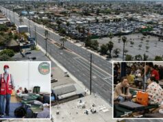 Ruas vazias e abrigos lotados em Orange County enquanto milhares de pessoas esperam que o vazamento tóxico acabe Ruas vazias e abrigos lotados em Orange County enquanto milhares de pessoas esperam que o vazamento tóxico acabe