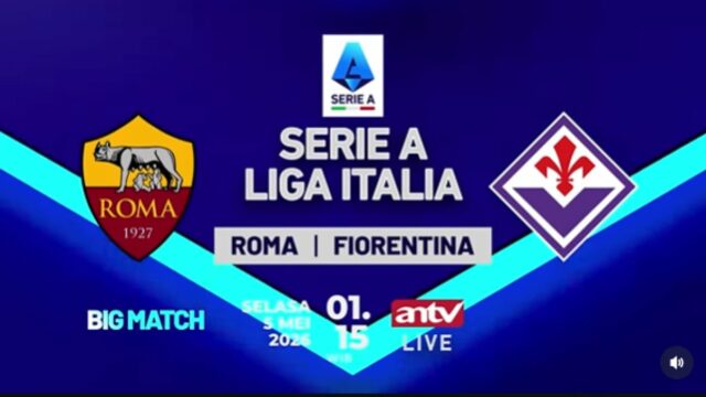 SEDANG BERLANGSUNG! Ao vivo da ANTV: Duelo Sengit Serie A AS Roma x Fiorentina no Estádio Olímpico
